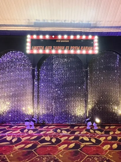 Flinters Management - Custom Wedding Design & Decor Glamorous Sangeet & Reception Nights photo 71