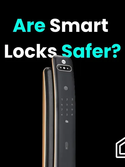 A common question I get is: are smart locks actually safer? This series of images answers that by breaking down the key security benefits you get with my installations.