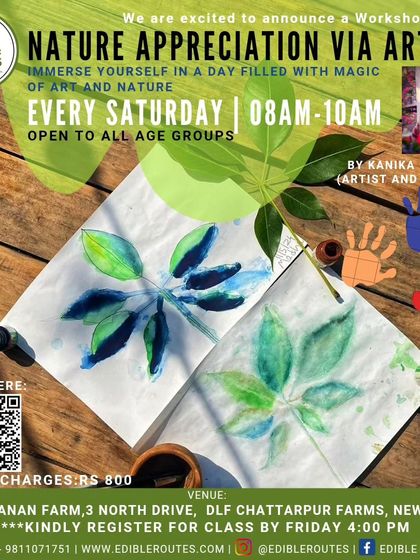 Another poster for our popular nature and art workshop. It's a wonderful way to spend a Saturday morning, connecting with your creative side in a peaceful farm setting.