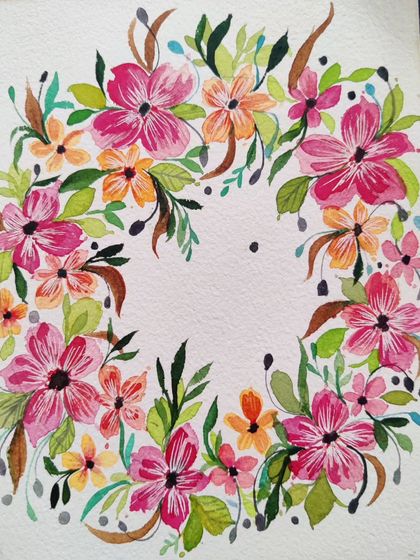 Pavna - Custom Artwork & Handmade Crafts Botanical Watercolor Paintings photo 38