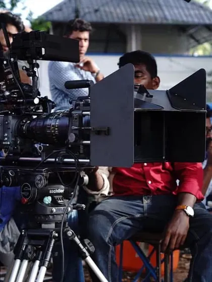 A close-up of the high-end camera setup used on one of our commercial shoots. It takes a lot of technology and expertise to bring a vision to life.