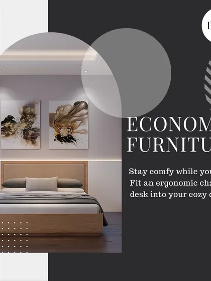 Ergonomic furniture is a must for any home office. We can help you fit a comfortable chair and desk into even the coziest corner of your home.