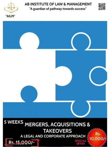 Mergers, Acquisitions, and Takeovers are complex corporate maneuvers. My course offers a legal and corporate perspective on these transactions, designed to provide a thorough understanding of the entire process.