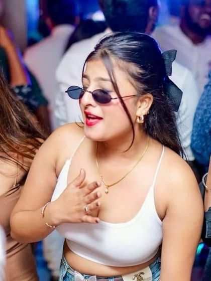 Singing her heart out to a Bollywood banger. These are the moments that make being a DJ so rewarding.