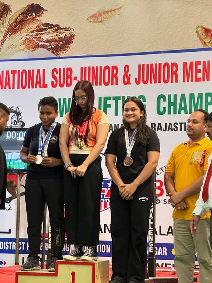 A collection of podium shots and team photos from various state, national, and international competitions. This is the social proof of our success and the strong community we've built at Team Strength Mob.