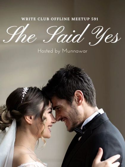 "She Said Yes." This simple, powerful phrase was the prompt for a session on pivotal moments in relationships. We wrote stories that led up to, or spiraled out from, this critical answer.