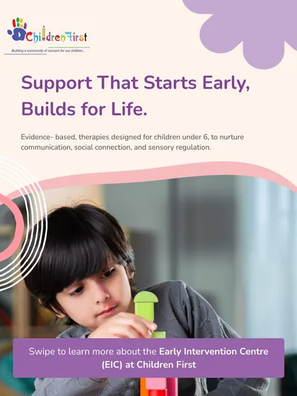 Our Early Intervention Centre offers evidence based therapies for children under six. We focus on nurturing communication, building social connection, and supporting sensory regulation to give your child a strong foundation for life.