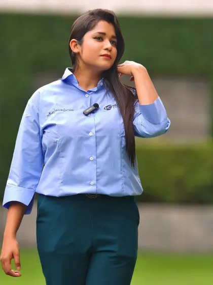 A candid shot during the outdoor segment of the corporate conclave. I am just as comfortable hosting outdoors as I am on a formal stage.