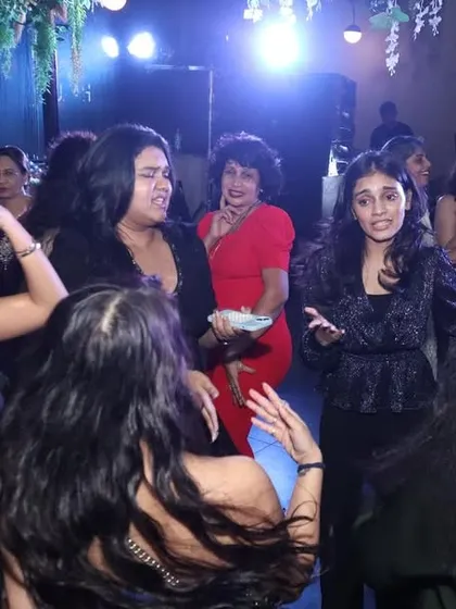A group of friends enjoying the music and the atmosphere on the dance floor. My goal is to create a space where everyone feels comfortable letting loose.