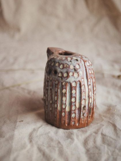 This little bird whistle has such a lovely, textured surface. It feels ancient and modern at the same time.