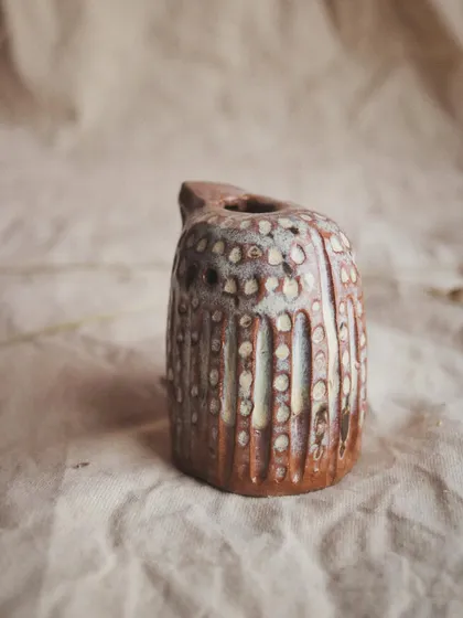 This little bird whistle has such a lovely, textured surface. It feels ancient and modern at the same time.