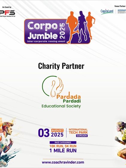 I believe in running for a cause. This post highlights our Charity Partnership with Pardada Pardadi Educational Society for Corpo Jumble, turning every kilometer run into a step towards social impact and girls' education.