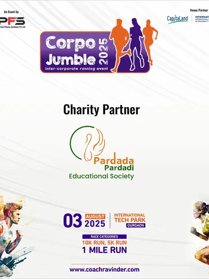 I believe in running for a cause. This post highlights our Charity Partnership with Pardada Pardadi Educational Society for Corpo Jumble, turning every kilometer run into a step towards social impact and girls' education.