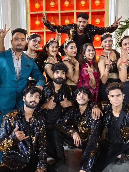 Another happy moment with our incredible team. Their talent and dedication are the backbone of every spectacular performance we deliver.