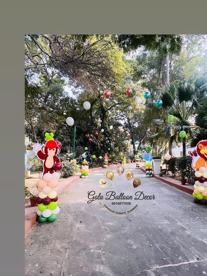 Golu Balloon Decor - Baby Celebration Decor Wild Safari & Jungle Adventures photo 26