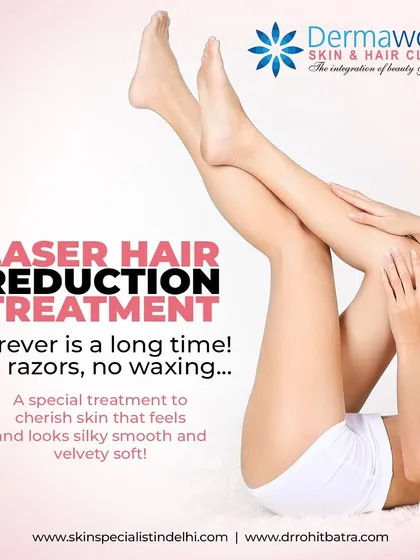 Imagine a life free from the daily routine of shaving or the monthly pain of waxing. Our laser hair reduction treatment offers a permanent solution for silky smooth skin. It's a special treatment designed to give you lasting confidence without the constant upkeep.