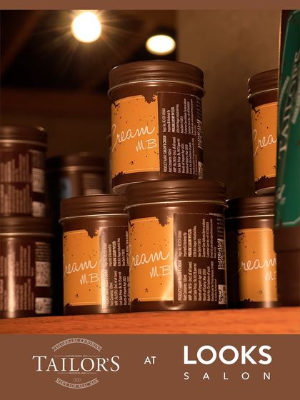 A look at the premium styling products from Tailor's Grooming, now available on our shelves. This styling cream is a favorite for creating texture and hold without weighing the hair down.