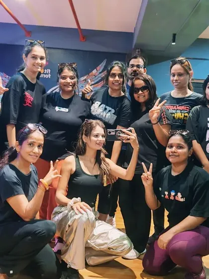 The post-Zumba glow. This is our tribe, our Fit Formula family. We work hard, support each other, and always make time for a group selfie.