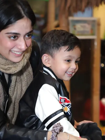 A sweet moment between mother and son. I strive to create a space where families can connect and make beautiful memories.