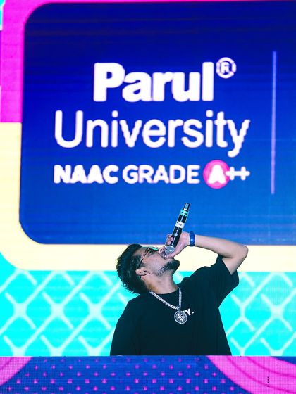 Performing under the official Parul University banner. I have a proven track record of delivering successful, high energy shows for major educational institutions.
