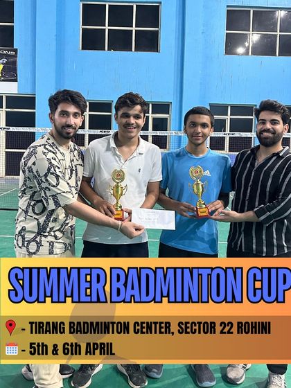 More champions from the Summer Badminton Cup, highlighting the depth of talent in the local badminton community.