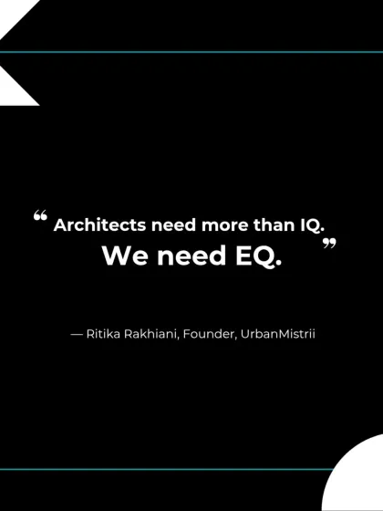 My belief is that architects need more than IQ. We need EQ. This principle guided our entire approach to the Plug & Play clinic, resulting in a space designed with empathy and heart.