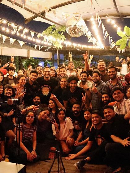 Did yesterday really happen? A group photo with the team and some of our most enthusiastic jammers after an incredible night.