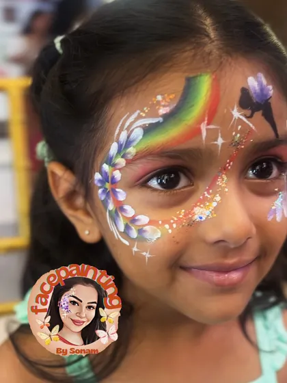Another beautiful fairy design, complete with a rainbow and sparkles.