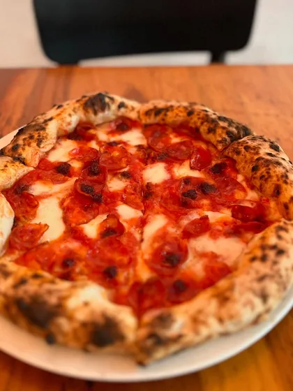 Another look at our Nduja & Sopressata, sitting on the table and waiting for you.