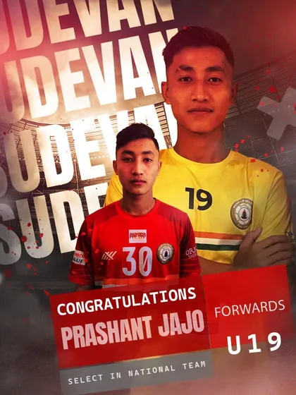 Congratulations to our forward, Prashant Jajo, on his selection to the India U19 national team for the SAFF Championship. Another Sudevan answers the nation's call.
