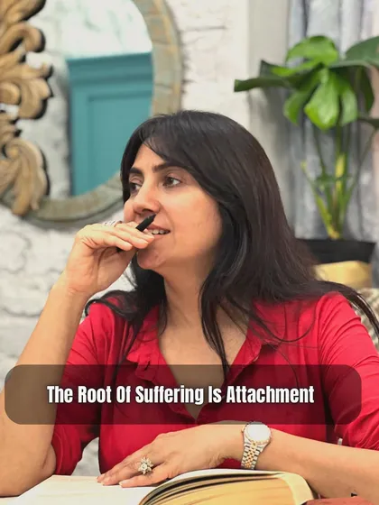 The root of all suffering is attachment. This ancient wisdom is timeless. Our attachment to people, work, or even junk food can blind us to reality and cause pain. We must strive to break these chains to live a fulfilling life.