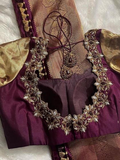 The Glamhouse - Custom Bridal & Occasion Wear Intricate Bridal Blouses photo 23