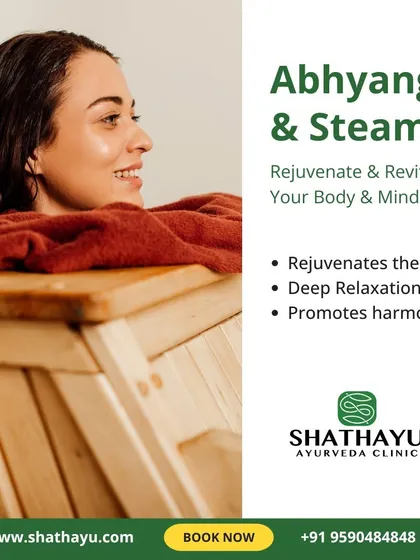 My Abhyanga and Steam therapy is designed to rejuvenate and revitalize your body and mind. The warm oil massage followed by an herbal steam bath promotes deep relaxation and harmony.