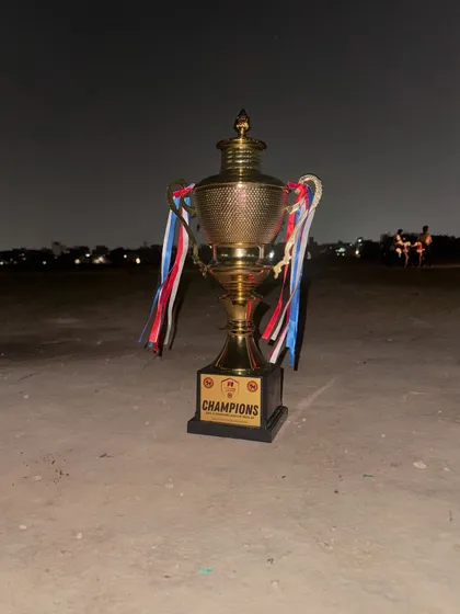 The A Division trophy at our home ground, our 'karma bhoomi'. Bringing the championship home is a feeling that never gets old.