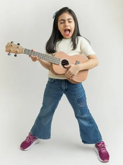 Photography isn't just for babies! I also do fun and expressive portfolio sessions for older kids to let their inner rockstar shine. Look at her confidence and joy!
