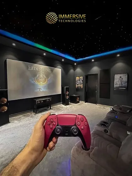We take gaming to the next level by creating dedicated setups with massive 4K screens and enveloping surround sound. This room is optimized for intense, immersive gaming sessions, making you feel like you're right in the action.