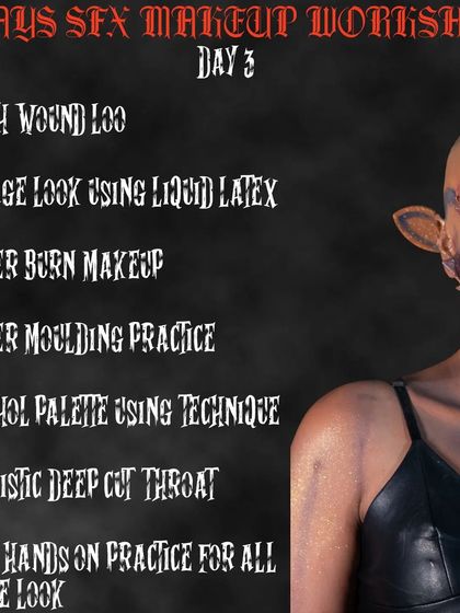 Keerthiraj Shetty - SFX & Prosthetic Makeup: Services & Masterclasses Hands-On SFX Masterclass photo 10