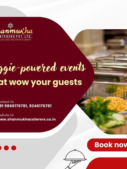 Shanmukha Caterers - Pure Vegetarian Event Catering Our Promise: 47 Years of Trust & Quality photo 20