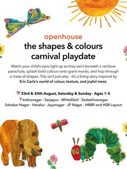 Stay updated with our upcoming events. These posters give you a peek into the exciting, themed playdates we have planned, from Peter Rabbit's Garden Party to a Brik Oven Pizza Making day.