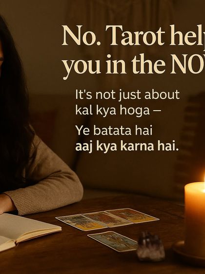 Tarot isn't just about 'kal kya hoga' (what will happen tomorrow), it's about 'aaj kya karna hai' (what to do today). This series explains how Tarot helps you understand your emotions, stop overthinking, and break toxic patterns.
