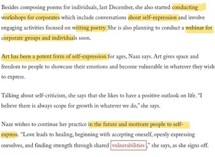 Another view of the HerStory feature, focusing on my desire to motivate people to self-express and find strength in shared vulnerabilities.