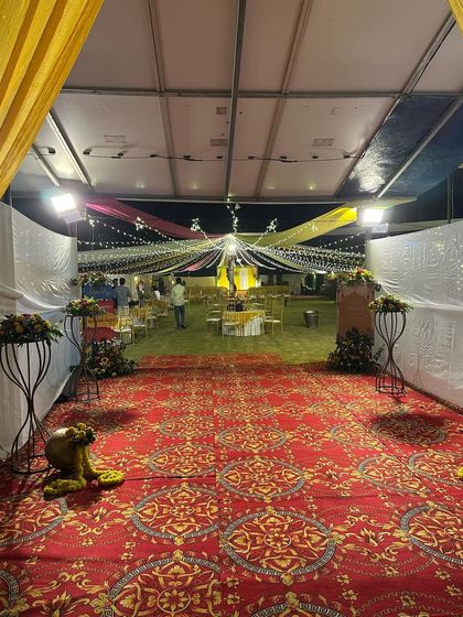 The Trendy Party - Wedding & Pre-Wedding Event Decoration Vibrant Haldi & Mehendi Setups photo 20