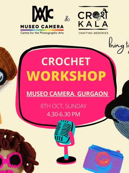 The name 'crochet' comes from the French word for 'hook'. In this workshop at the beautiful Museo Camera in Gurgaon, we got everyone hooked on this amazing art form.