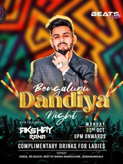 The last Dandiya event of the season at Ginza. We always make sure to end the festival on a high note with the best music and energy.
