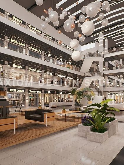 This view shows a lounge area within the mall, demonstrating our focus on creating spaces for people to pause and connect.