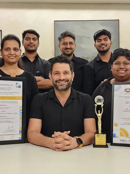 My amazing team and I celebrating our recent wins. These awards belong to every single person who contributes their talent and dedication to Shahen Mistry Architects.