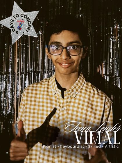 Vimal, a skilled pianist and keyboardist, leads his team with a thoughtful and detailed approach. He sees music as a landscape, building layers of harmony and transitions.