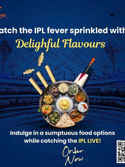 Catch the IPL fever sprinkled with delightful flavors. Indulge in a sumptuous thali while you catch the match live.