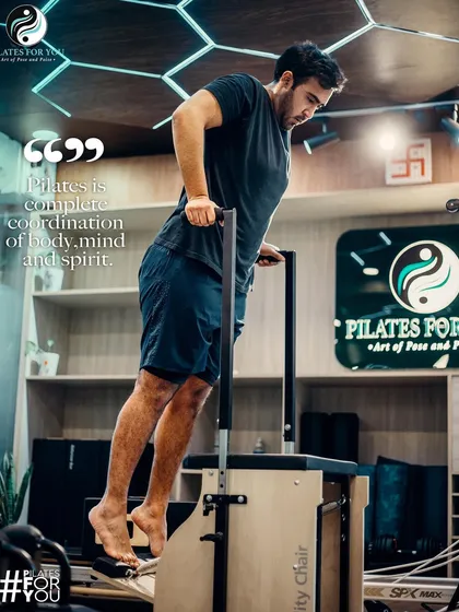 This tricep dip on the stability chair is an advanced exercise that builds serious upper body strength while requiring immense core control to maintain balance.