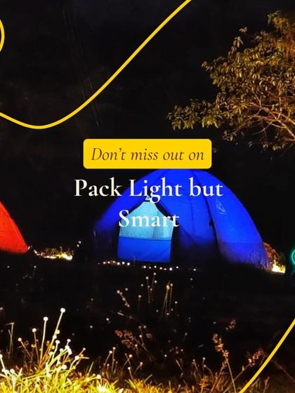 Packing light but smart is key for a great camping experience. This image of colorful tents lit up at night reminds me of the simple joys of being outdoors. I can help you plan the perfect, hassle-free trip.